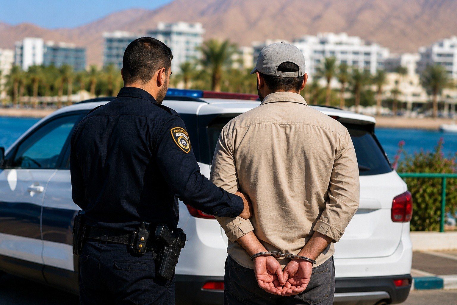 الشرطة تفتح تحقيقًا في إيلات بشبهة تحرش عامل أردني بقاصر وتباشر بإلغاء تصريح عمله