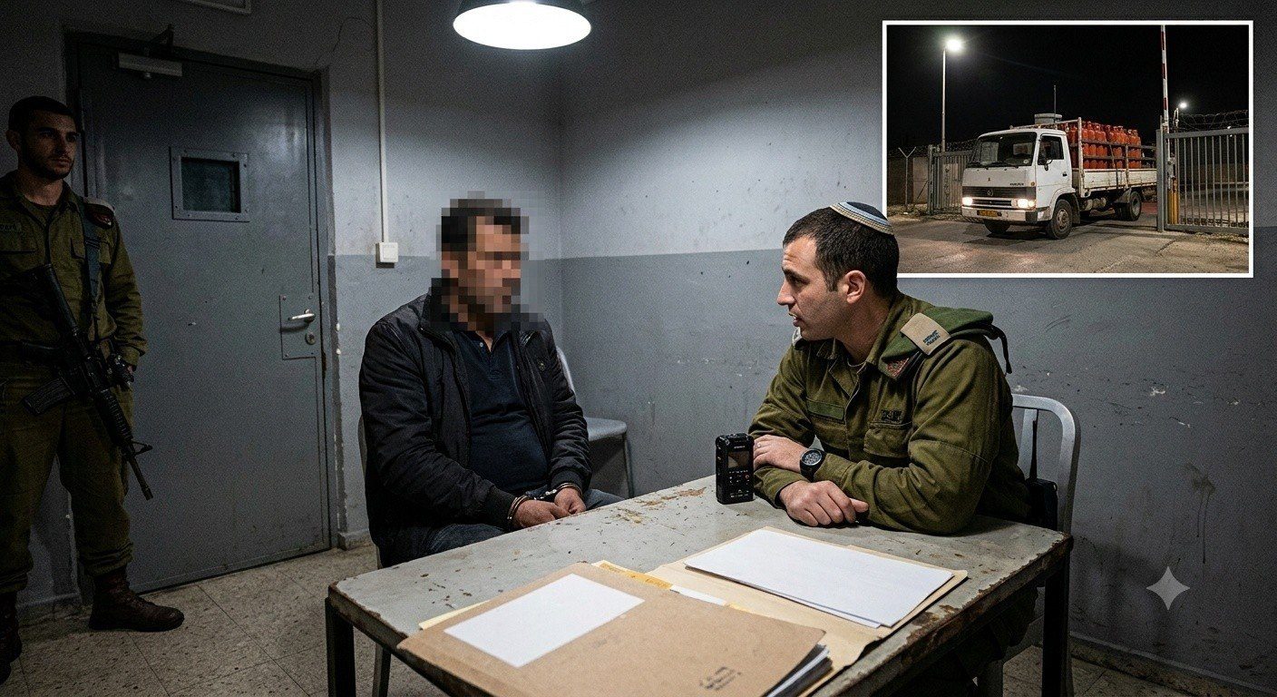 اتهام شاب من حيفا بالتخطيط لتنفيذ هجوم داخل قاعدة للجيش بشاحنة محمّلة بأسطوانات غاز