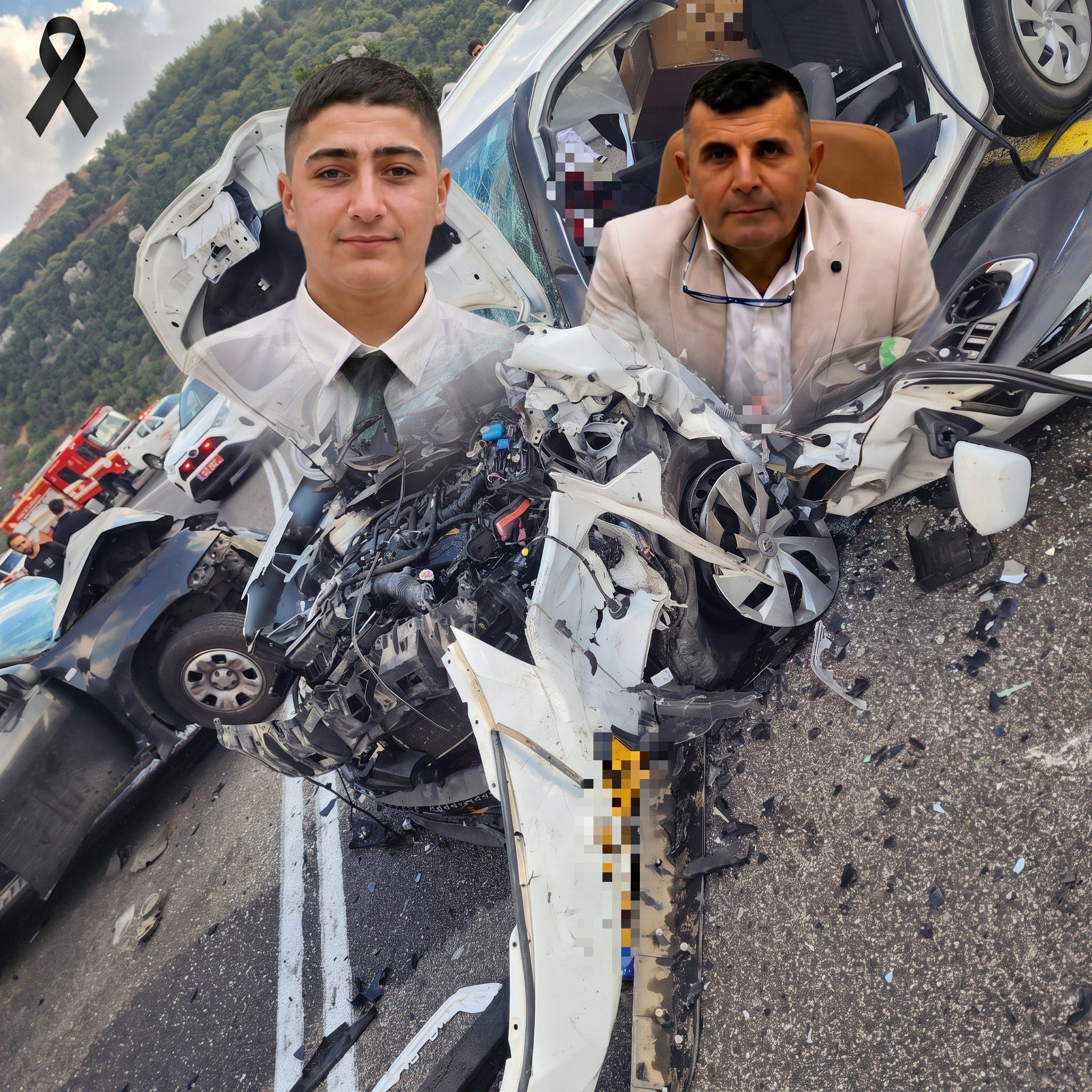 مصرع سرور عامر من حرفيش والفتى ريان أسعد من كسرى في حادث طرق دامٍ بمنطقة تيفن