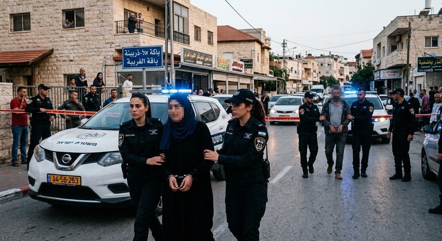 اعتقال امرأة في باقة الغربية بشبهة تقديم بلاغ كاذب واعتقال زوجها بشبهة تهديدها