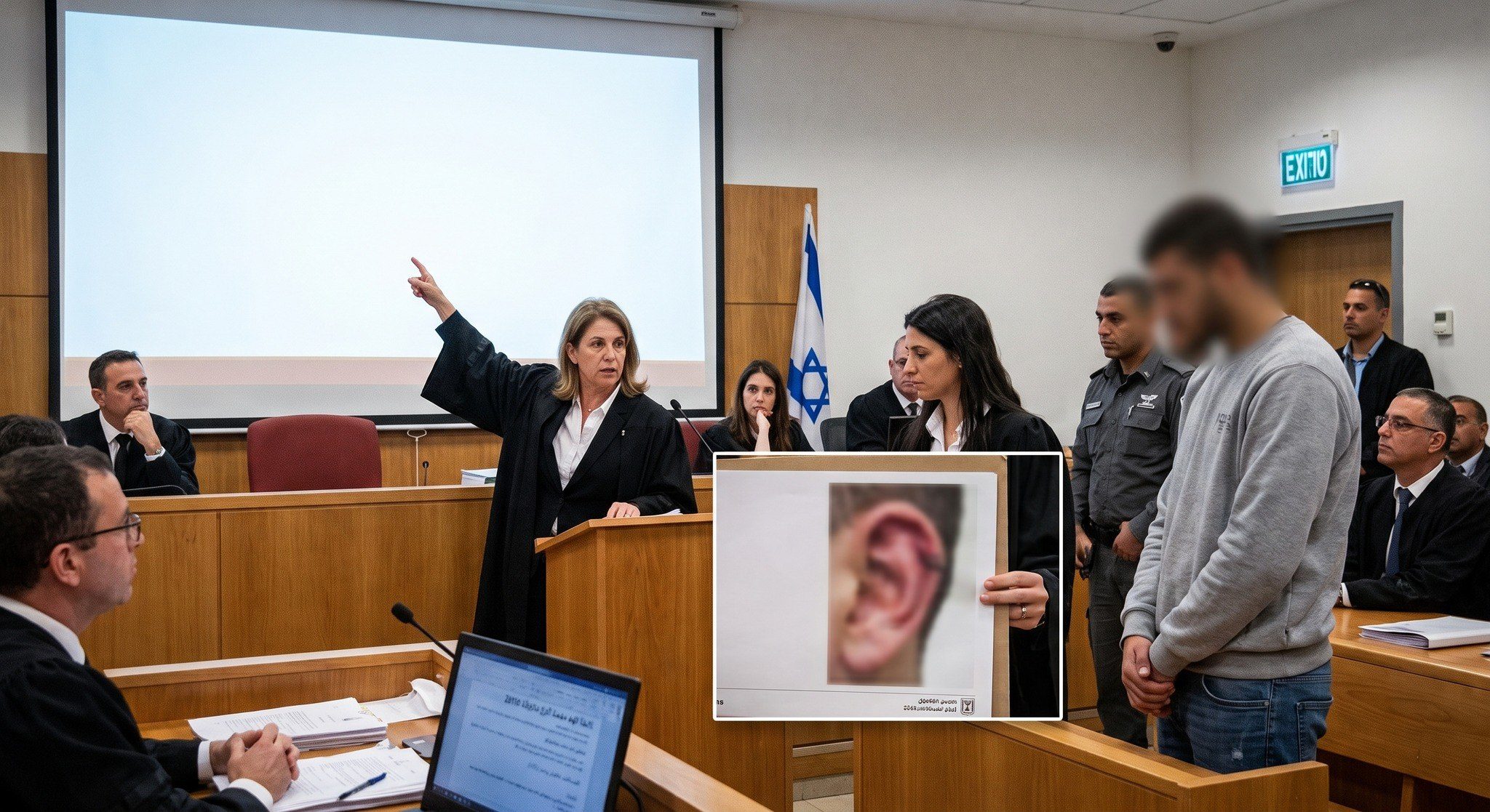 لائحة اتهام ضد شاب من القدس بتهمة تمزيق جزء من أذن سجين داخل معتقل نيتسان
