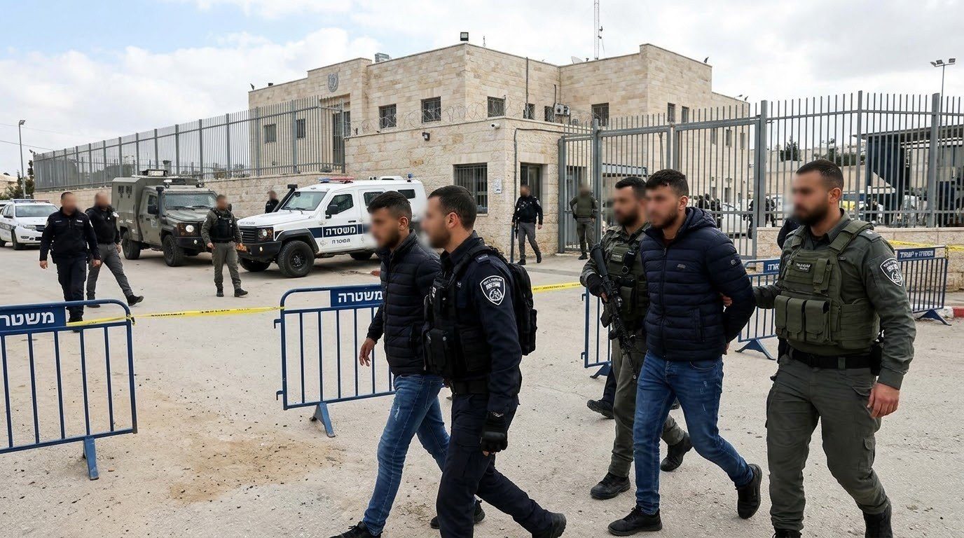 اعتقال فلسطينيين من بدّو وتلفيت بشبهة السطو على سائقي أجرة في الضفة الغربية