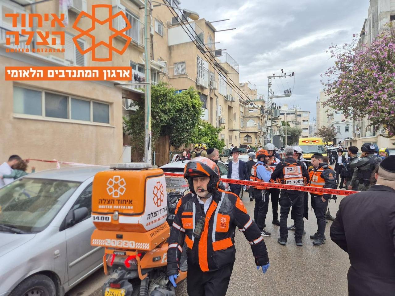 إصابة 20 شخصًا بينهم حالة خطيرة و3 متوسطة جراء سقوط صاروخ في بني براك